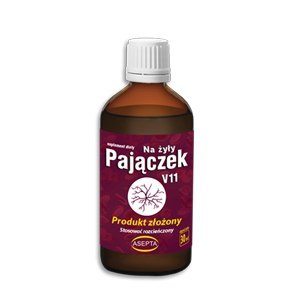 ASEPTA Pajączek V11 - krople na żyły 30ml ASEPTA Pajączek V11 - krople na żyły 30ml