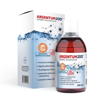 AURA HERBALS Argentum200 Srebro koloidalne 100ppm 500ml