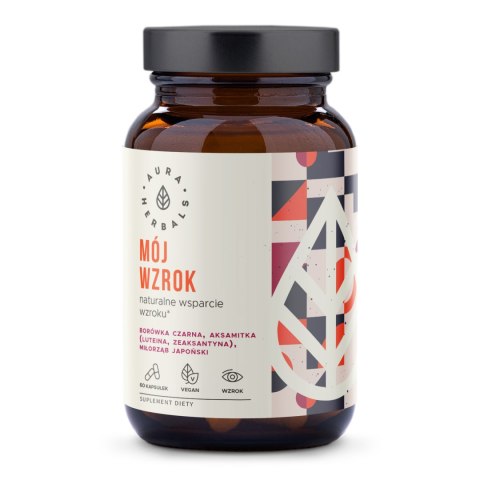 AURA HERBALS Mój wzrok - naturalne wsparcie wzroku 60 veg. kaps. AURA HERBALS Mój wzrok - naturalne wsparcie wzroku 60 veg. kaps.