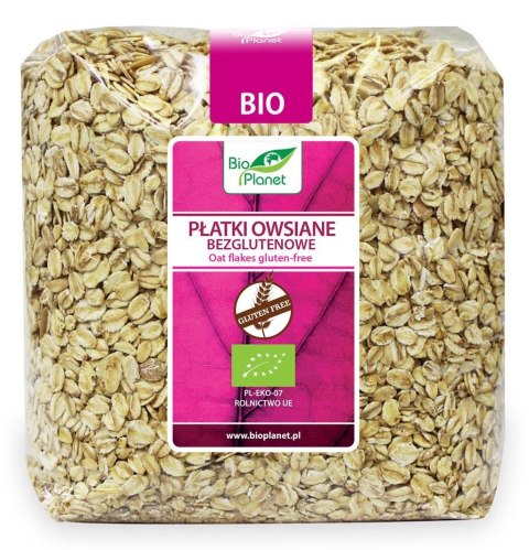 BIO PLANET Płatki owsiane BEZGLUTENOWE BIO 1kg BIO PLANET Płatki owsiane BEZGLUTENOWE BIO 1kg