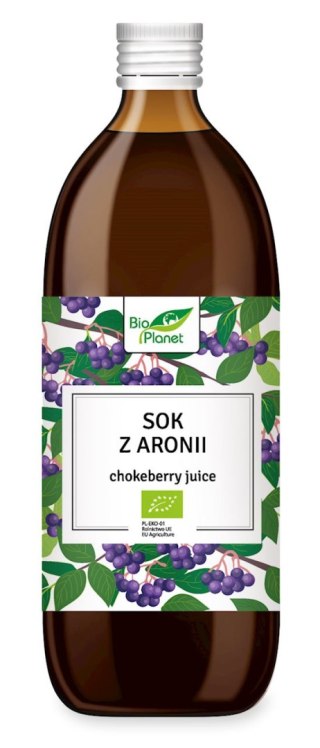 BIO PLANET Sok z Aronii NFC 100% BIO 500ml