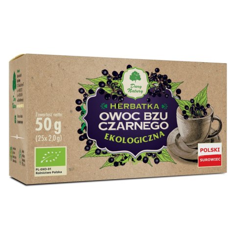 Bez czarny owoc fix BIO 25*2g DARY NATURY Bez czarny owoc fix BIO 25*2g DARY NATURY