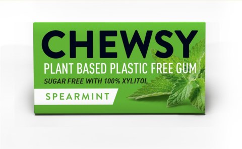 CHEWSY Gumy do żucia o smaku miętowym z ksylitolem 15g (10 gum)