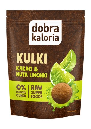 DOBRA KALORIA Kulki Kakao & Nuta limonki 65g KUBARA
