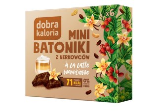 DOBRA KALORIA Mini batoniki a'la latte waniliowe z nerkowców (6x17g) KUBARA