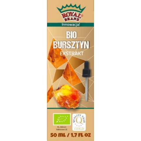 Ekstrakt z Bursztynu BIO 50ml ROYAL BRAND Ekstrakt z Bursztynu BIO 50ml ROYAL BRAND