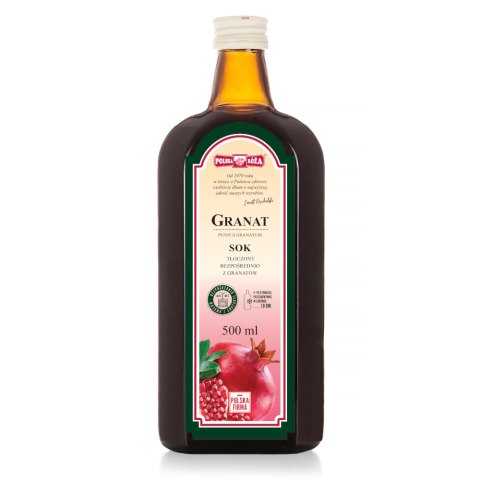 GRANAT sok 100% 500ml bez cukru POLSKA RÓŻA GRANAT sok 100% 500ml bez cukru POLSKA RÓŻA