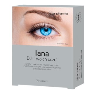 IANA dla twoich oczu - suplement diety 30kaps. STARPHARMA