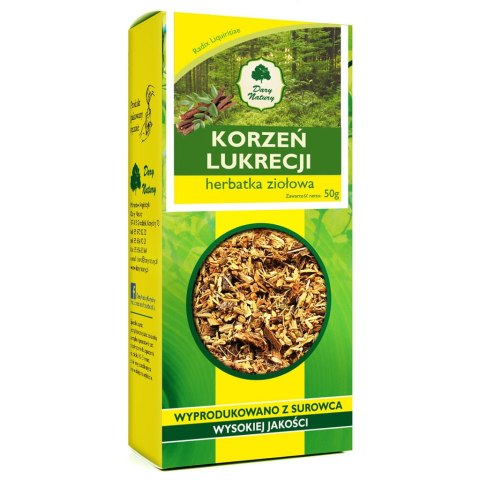Lukrecja korzeń 50g DARY NATURY Lukrecja korzeń 50g DARY NATURY
