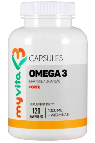 MyVita Omega-3 Forte 1000mg, 120kaps.