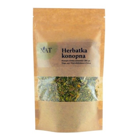NAT Herbatka konopna 3% CBD 40g NAT Herbatka konopna 3% CBD 40g