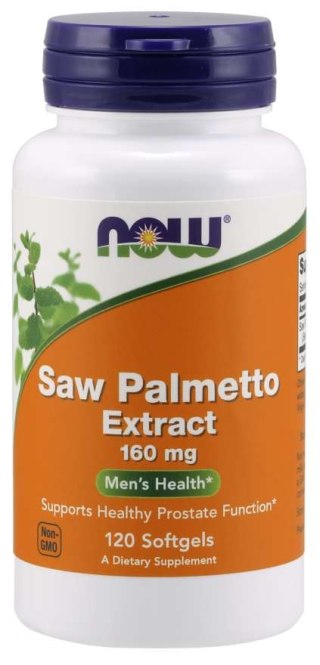 NOW FOODS Saw Palmetto Extract 160mg, 120sgels.