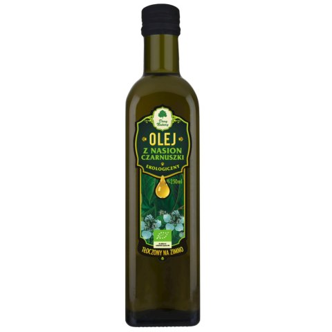 Olej z nasion czarnuszki tłoczony na zimno BIO 250ml DARY NATURY Olej z nasion czarnuszki tłoczony na zimno BIO 250ml DARY NATURY