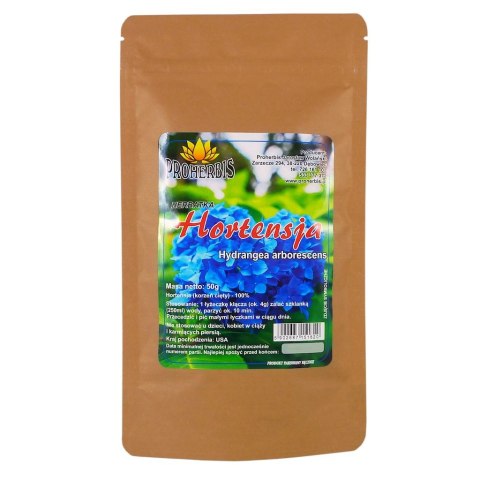 PROHERBIS Hortensja - korzeń cięty 50g PROHERBIS Hortensja - korzeń cięty 50g