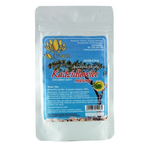 PROHERBIS Kadzidłowiec - Boswellia Serrata - proszek z żywicy 50g PROHERBIS Kadzidłowiec - Boswellia Serrata - proszek z żywicy 50g