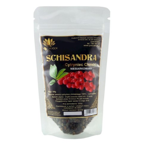 PROHERBIS Schisandra - Cytryniec Chiński - suszone owoce 100g PROHERBIS Schisandra - Cytryniec Chiński - suszone owoce 100g