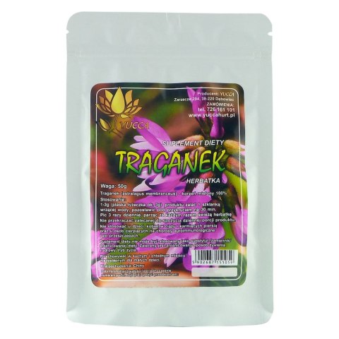 PROHERBIS Traganek - Astragalus - korzeń mielony 50g PROHERBIS Traganek - Astragalus - korzeń mielony 50g