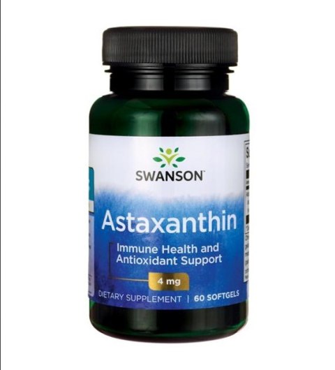 SWANSON Astaxanthin 4mg, 60sgels. - Astaksantyna SWANSON Astaxanthin 4mg, 60sgels. - Astaksantyna