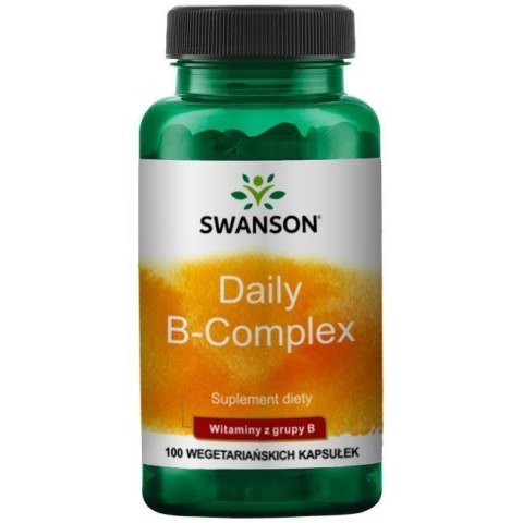 SWANSON Daily B-Complex 100kaps. - Kompleks Witaminy B SWANSON Daily B-Complex 100kaps. - Kompleks Witaminy B