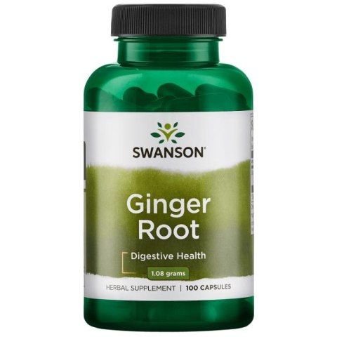 SWANSON Ginger Root 540mg, 100kaps. - Imbir SWANSON Ginger Root 540mg, 100kaps. - Imbir