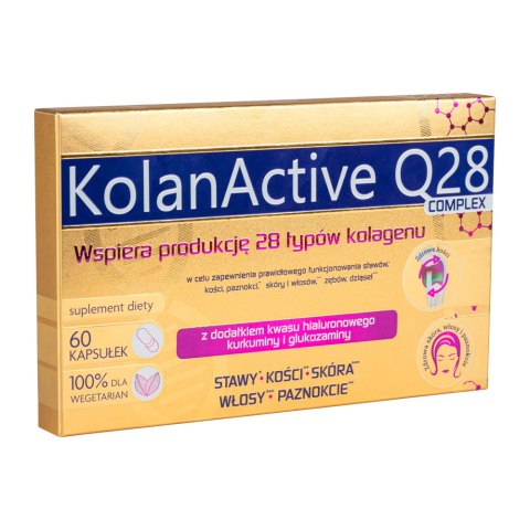 ASEPTA KolanActive Q28 Complex 60kaps. - wspiera produkcję 28 typów kolagenu ASEPTA KolanActive Q28 Complex 60kaps. - wspiera produkcję 28 typów kolagenu