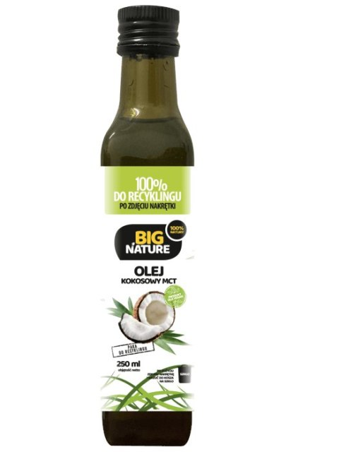 BIG NATURE Olej kokosowy MCT 250ml BIG NATURE Olej kokosowy MCT 250ml