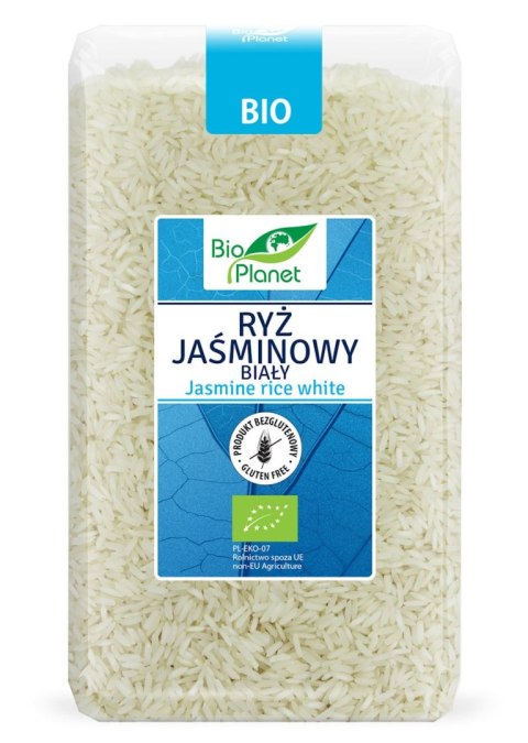 BIO PLANET Ryż jaśminowy biały bezglutenowy BIO 1kg BIO PLANET Ryż jaśminowy biały bezglutenowy BIO 1kg