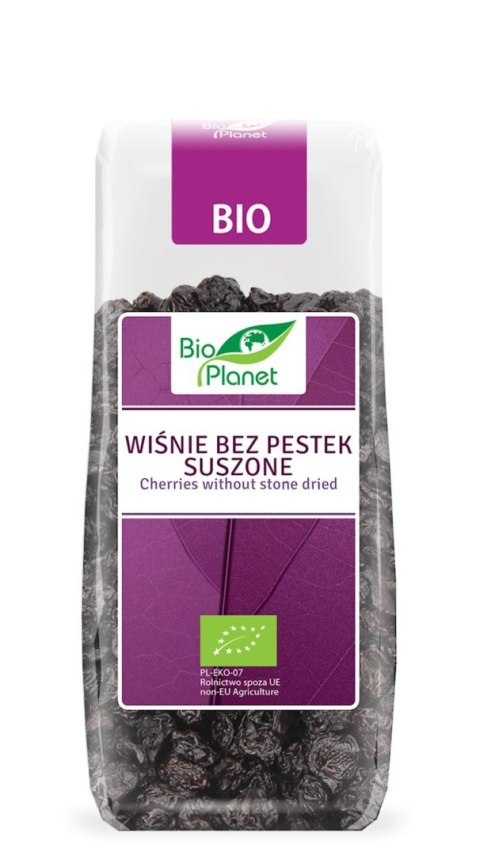 BIO PLANET Wiśnie bez pestek suszone BIO 100g BIO PLANET Wiśnie bez pestek suszone BIO 100g