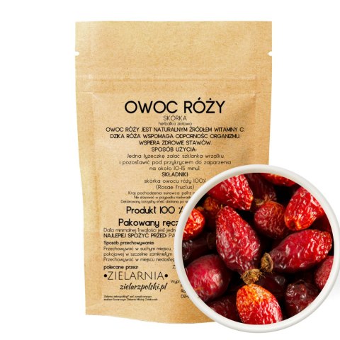 Dzika róża skórka 50g ZIELARZPOLSKI.PL Dzika róża skórka 50g ZIELARZPOLSKI.PL