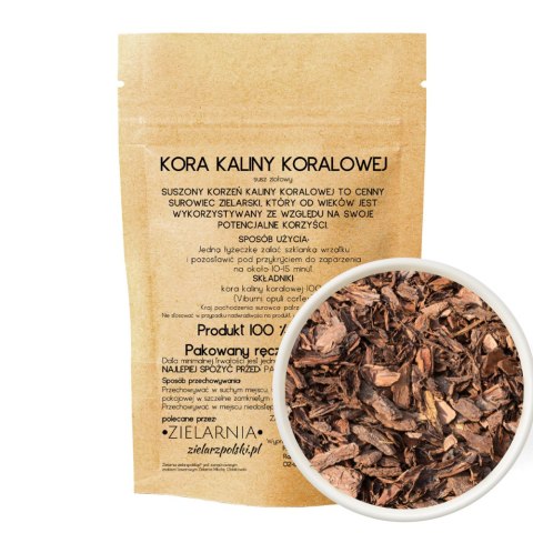 Kora kaliny koralowej 50g ZIELARZPOLSKI.PL Kora kaliny koralowej 50g ZIELARZPOLSKI.PL