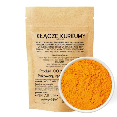 Kurkuma korzeń mielony 200g ZIELARZPOLSKI.PL Kurkuma korzeń mielony 200g ZIELARZPOLSKI.PL
