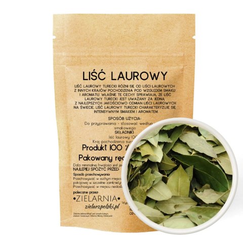 Liść laurowy 50g ZIELARZPOLSKI.PL Liść laurowy 50g ZIELARZPOLSKI.PL