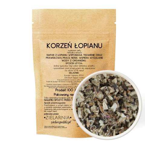Łopian korzeń 50g ZIELARZPOLSKI.PL Łopian korzeń 50g ZIELARZPOLSKI.PL