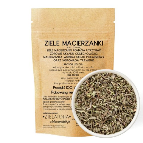 Macierzanka ziele 50g ZIELARZPOLSKI.PL Macierzanka ziele 50g ZIELARZPOLSKI.PL