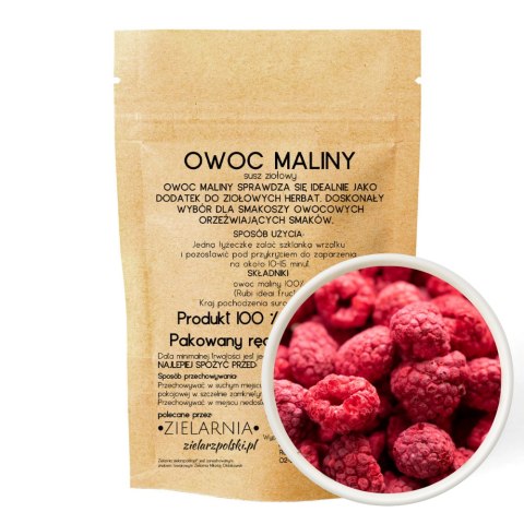 Malina owoc 50g ZIELARZPOLSKI.PL Malina owoc 50g ZIELARZPOLSKI.PL