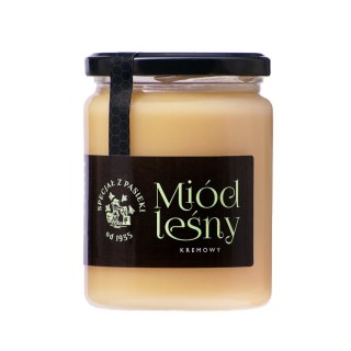 Miód kremowy leśny 650g SPECJAŁ Z PASIEKI