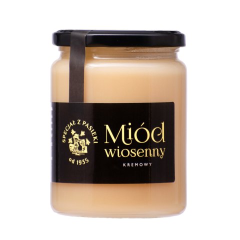 Miód kremowy wiosenny 650g SPECJAŁ Z PASIEKI Miód kremowy wiosenny 650g SPECJAŁ Z PASIEKI