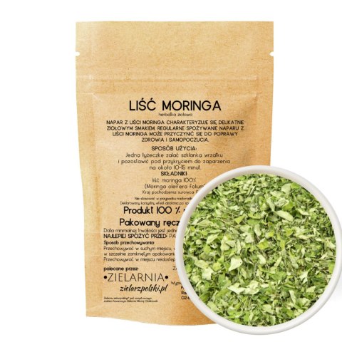 Moringa liść 50g ZIELARZPOLSKI.PL Moringa liść 50g ZIELARZPOLSKI.PL