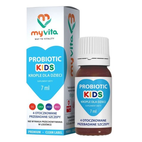 MyVita Probiotic kids krople dla dzieci 7ml MyVita Probiotic kids krople dla dzieci 7ml