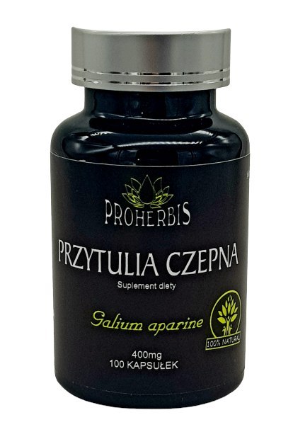 PROHERBIS Przytulia czepna 400mg, 100 kapsułek PROHERBIS Przytulia czepna 400mg, 100 kapsułek