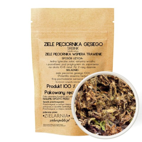 Pięciornik gęsi ziele 50g (srebrnik) ZIELARZPOLSKI.PL Pięciornik gęsi ziele 50g (srebrnik) ZIELARZPOLSKI.PL