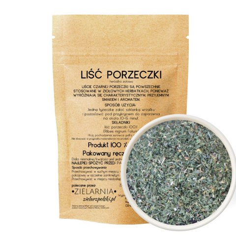 Porzeczka liść 50g ZIELARZPOLSKI.PL Porzeczka liść 50g ZIELARZPOLSKI.PL