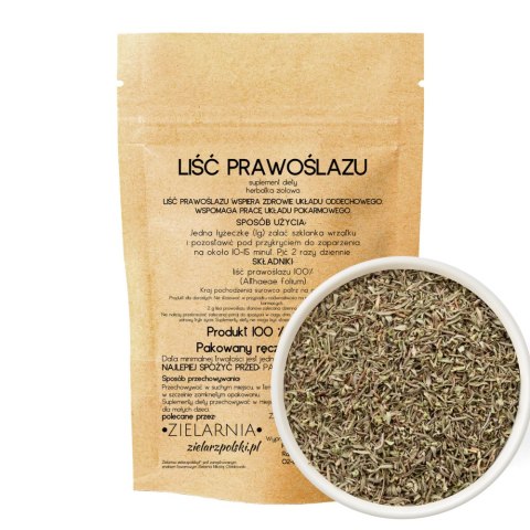 Prawoślaz liść 50g ZIELARZPOLSKI.PL Prawoślaz liść 50g ZIELARZPOLSKI.PL
