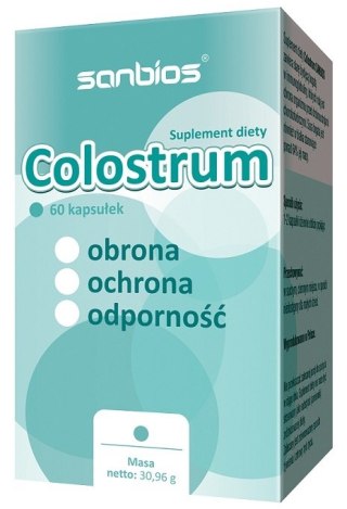 SANBIOS Colostrum 420mg, 60kaps.
