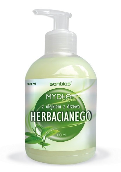 SANBIOS Mydło w płynie z olejkiem z drzewa herbacianego 300ml SANBIOS Mydło w płynie z olejkiem z drzewa herbacianego 300ml