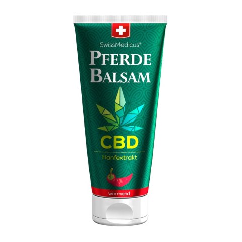 SWISSMEDICUS Pferdebalsam z CBD rozgrzewający 200ml SWISSMEDICUS Pferdebalsam z CBD rozgrzewający 200ml