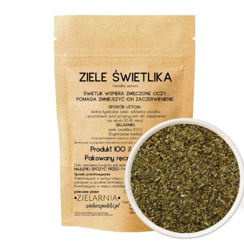 Świetlik ziele 50g ZIELARZPOLSKI.PL Świetlik ziele 50g ZIELARZPOLSKI.PL