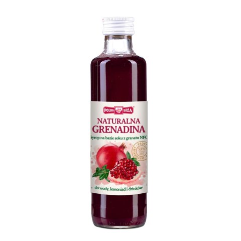 Syrop z granatu - naturalna grenadina 250ml POLSKA RÓŻA Syrop z granatu - naturalna grenadina 250ml POLSKA RÓŻA
