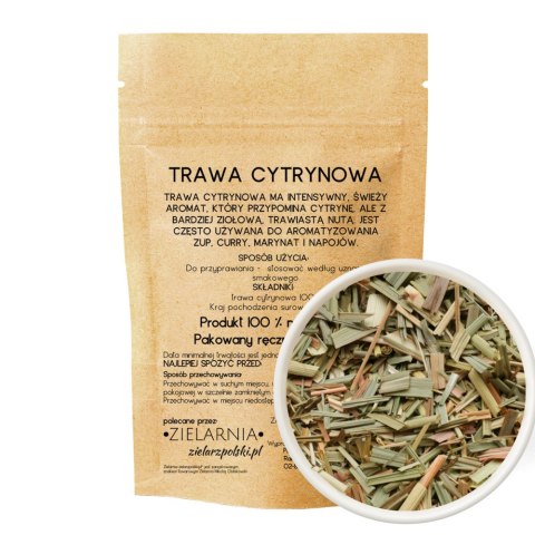 Trawa cytrynowa 50g ZIELARZPOLSKI.PL Trawa cytrynowa 50g ZIELARZPOLSKI.PL