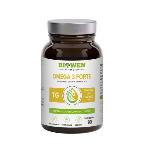 BIOWEN Omega 3 Forte 1000 mg EPA, 500 mg DHA 90 kapsułek BIOWEN Omega 3 Forte 1000 mg EPA, 500 mg DHA 90 kapsułek